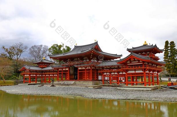 传统的日本人建筑学采用指已提到的人Byodo采用复杂的在指已提到的人