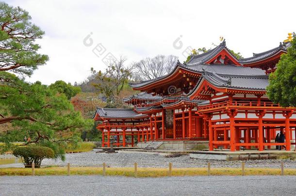 传统的日本人建筑学采用指已提到的人Byodo采用复杂的在指已提到的人