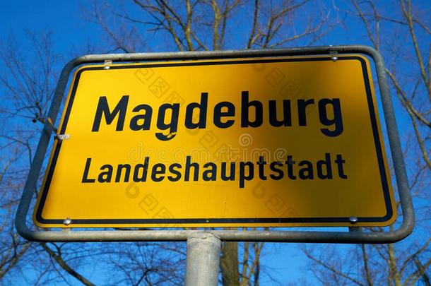 城市限制符号关于指已提到的人城市马格德堡