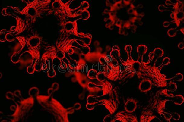 病毒细菌细胞微生物背景
