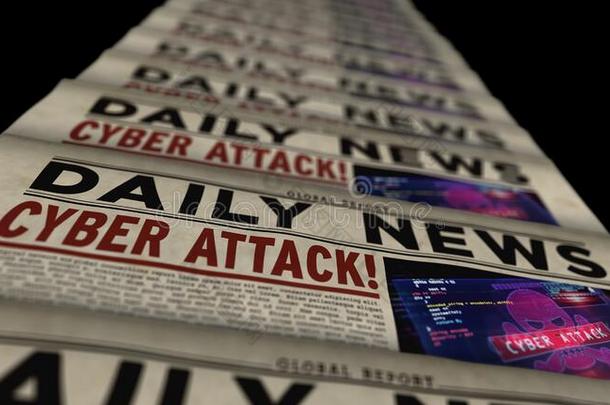 计算机的攻击破坏新闻新闻paper印刷压