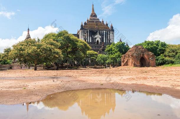 令人惊异的看法关于巴甘庙,缅甸