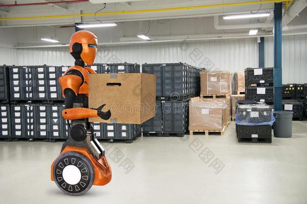 工厂仓库工业的自动化机器人,制造业,全音节的第七音