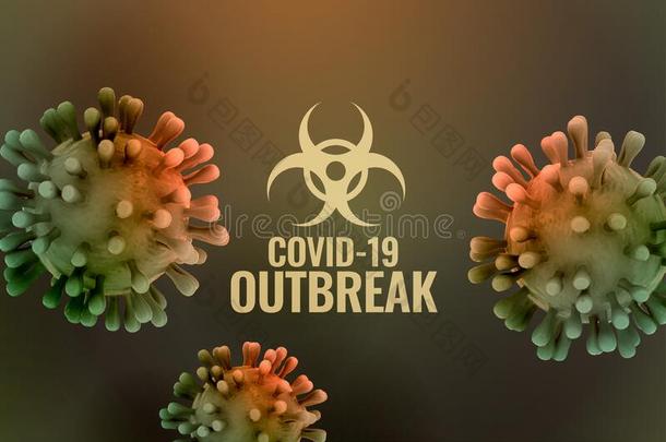 Covorna病毒大流行的爆发背景和3英语字母表中的第四个字母病毒细胞
