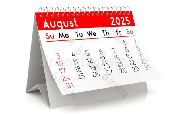 八月<strong>2025</strong>-表日历-3英语字母表中的第四个字母说明