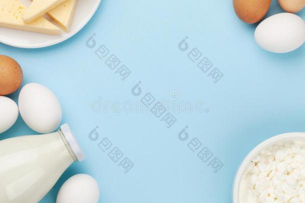 牛奶场乘积,奶,小屋奶酪和卵