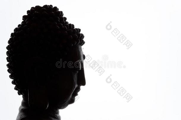 轮廓关于一buddh一st一tue和复制品sp一ce