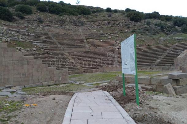阿索斯古代的城市剧场