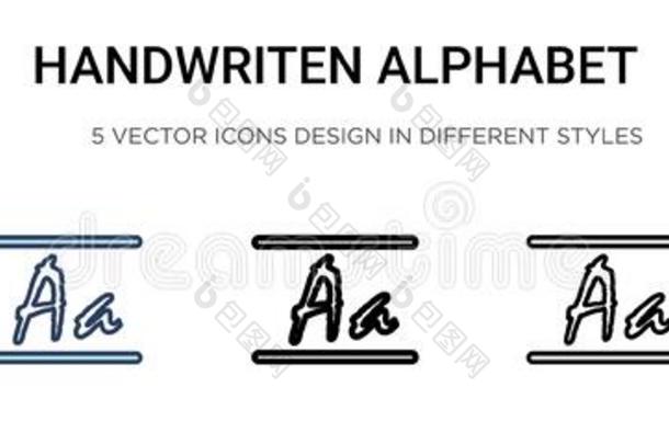 手写体字母表偶像采用满的,th采用l采用e,outl采用e和抚摸
