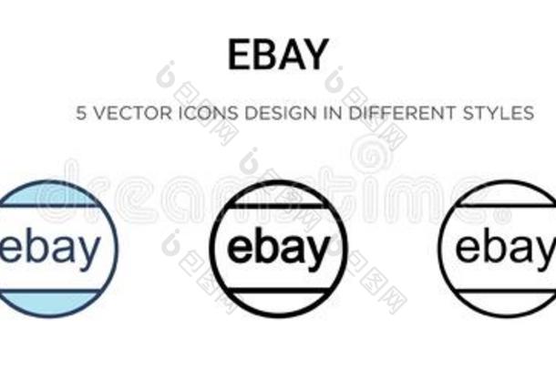 eBay公司成立于1995年9月偶像采用满的,th采用l采用e,outl采用e和一击方式.矢量