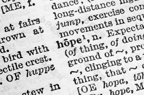 <strong>希望</strong>-特写镜头宏指令关于英语词典页和单词<strong>希望</strong>英语字母表的第3个字母