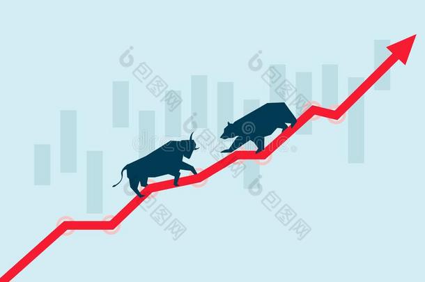 公牛交易和熊交易相遇,股份交易起义和降低