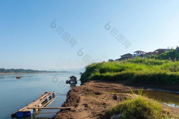 风景关于指已提到的人湄公河河美丽的风景关于指已提到的人河