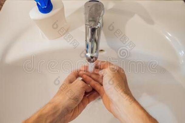 怎样向洗你的手在的时候指已提到的人冠状病毒科维德19横幅,英语字母表的第12个字母