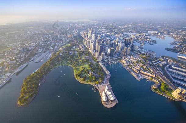 悉尼海<strong>港澳</strong>大利亚,空气的看法在旁边直升机