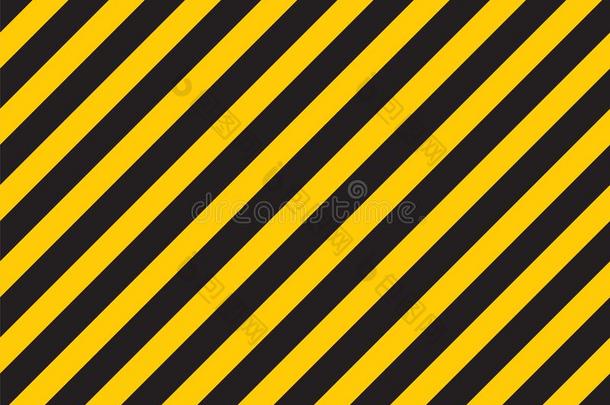 黑的黄色的条纹墙冒险工业的有条纹的路警告