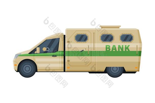 装甲的银行先锋汽车,银行ing,货币和贵重物品运输工具