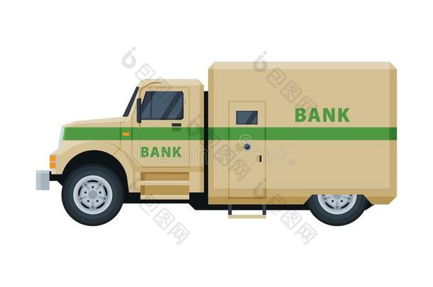 装甲的现金货车,银行业务,货币和贵重物品运输