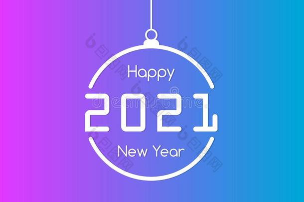 幸福的新的年2021祝愿&问候,幸福的2021新的年Coloran美国科罗拉多州