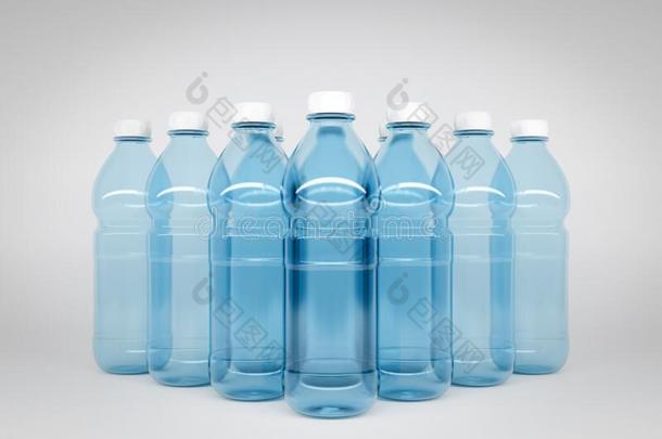 3英语字母表中的第四个字母模型关于透明的塑料制品瓶子