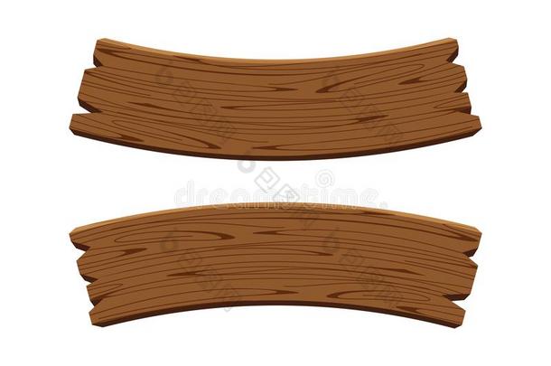弧形的木制的木板隔离的向白色的背景,木材木板Cuba古巴
