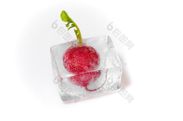 <strong>冷冻</strong>的蔬菜采用冰立方形的东西
