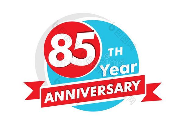 85年周年纪念日成语铅字.庆祝85Thailand泰国周年纪念日切尔