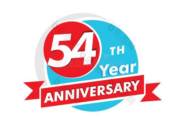 54年周年纪念日<strong>成语</strong>铅字.庆祝54Thailand泰国周年纪念日切尔