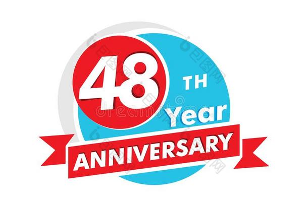 48年周年纪念日成语铅字.庆祝48Thailand泰国周年纪念日切尔