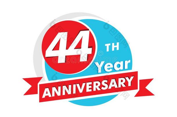 44年周年纪念日成语铅字.庆祝44Thailand泰国周年纪念日切尔