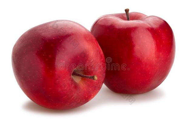 红色的美味的苹果