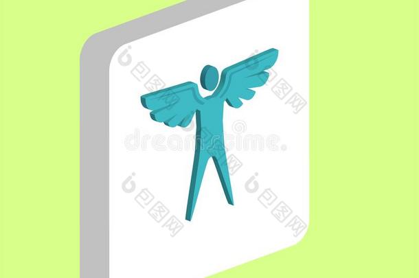 天使计算机象征