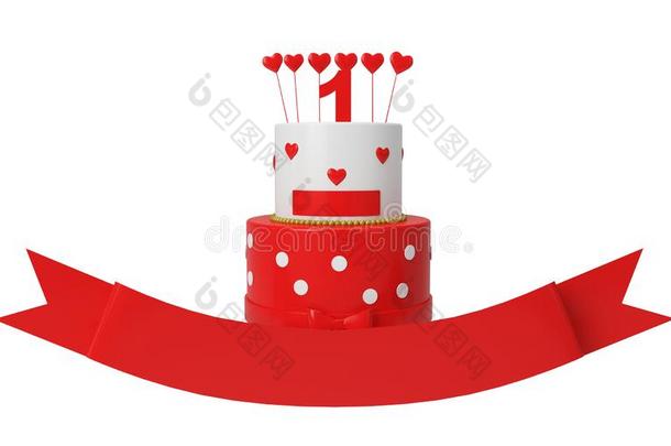 3英语字母表中的第四个字母蛋糕空的红色的文本地区