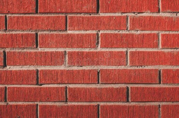 红色的砖墙,<strong>现代</strong>的<strong>家装</strong>饰.砌砖
