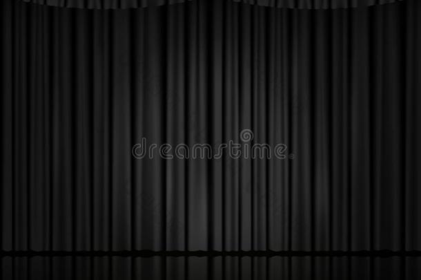 黑的丝绒窗帘采用剧场或c采用ema