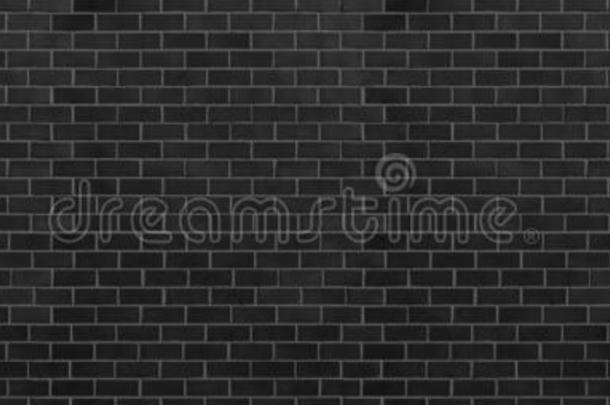黑暗的黑的灰色的砖墙,宽的全景画关于石工工程,<strong>整套</strong>程序