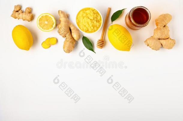 .自然的医学.免疫刺激乘积:柠檬,蜂蜜,杜松子酒