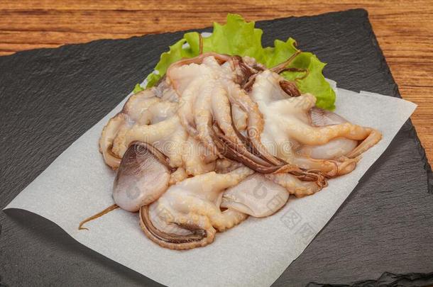 生的海产食品-章鱼为烹饪术