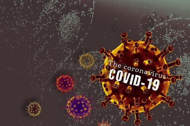 科维德-19日冕形病毒预防和检疫期观念海报