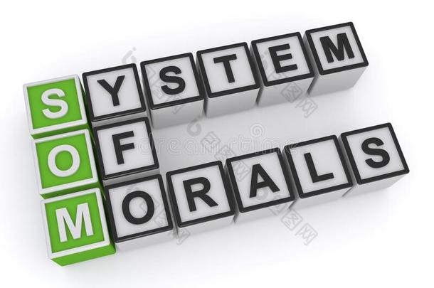 体系关于道德单词块