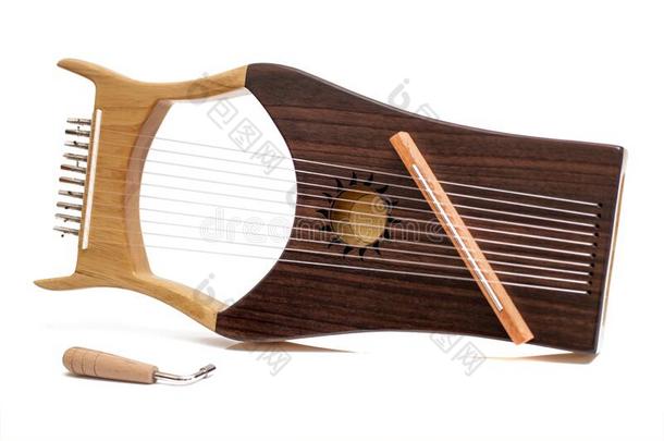有弦的里拉音乐的仪器