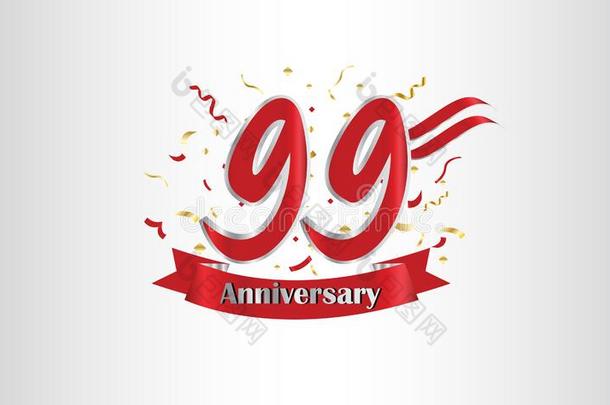 周年纪念日庆祝背景.和指已提到的人99Thailand泰国数字采用金