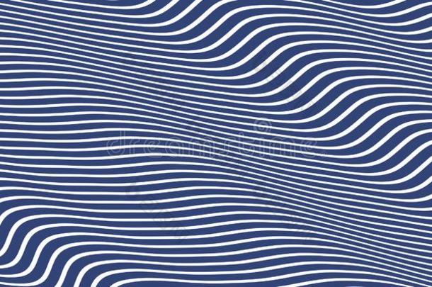 强的蓝色无缝的催眠术的波背景