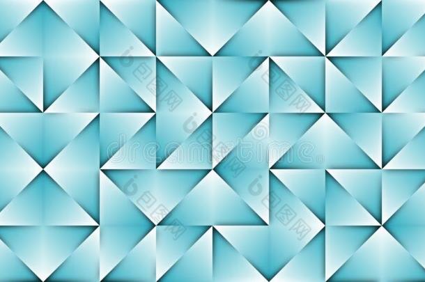 天蓝色现代的任意的装满几何学的情况