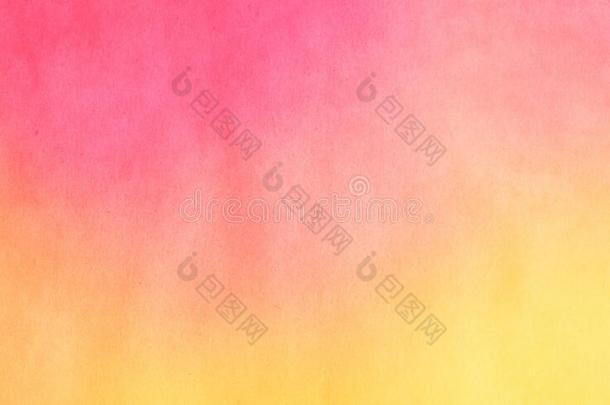 艺术粉红色的和黄色的颜色关于纸背景