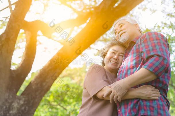 幸福祖父母亚洲人对.祖父和gr和mother