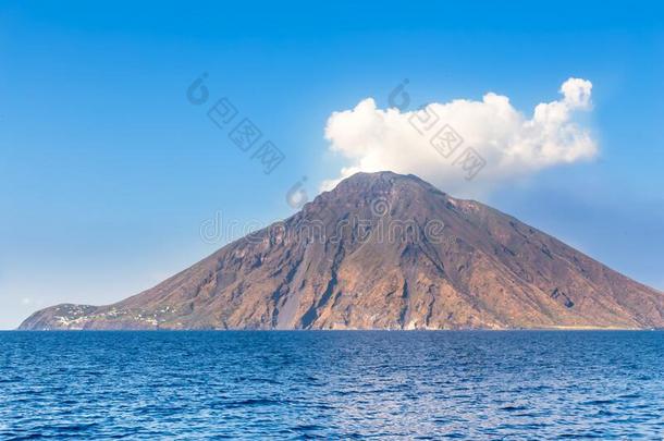 火山火山边缘之恋群岛伊莱西西里岛意大利