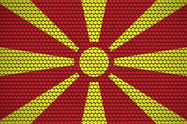 抽象的旗关于马其顿<strong>王国</strong>使关于圆.马其顿<strong>王国</strong>n旗指定打击手在球赛开始时就指明的只击球不投球的球员