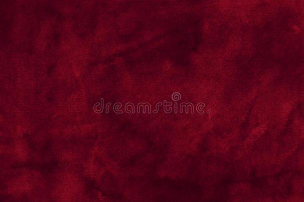 水彩酿酒的黑暗的红色的背景绘画.水彩画D字形马具