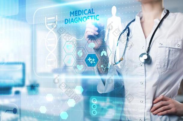 现代的科技采用卫生保健,医学的诊断.医学的诊断